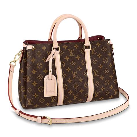 louis vuitton solid brown bag